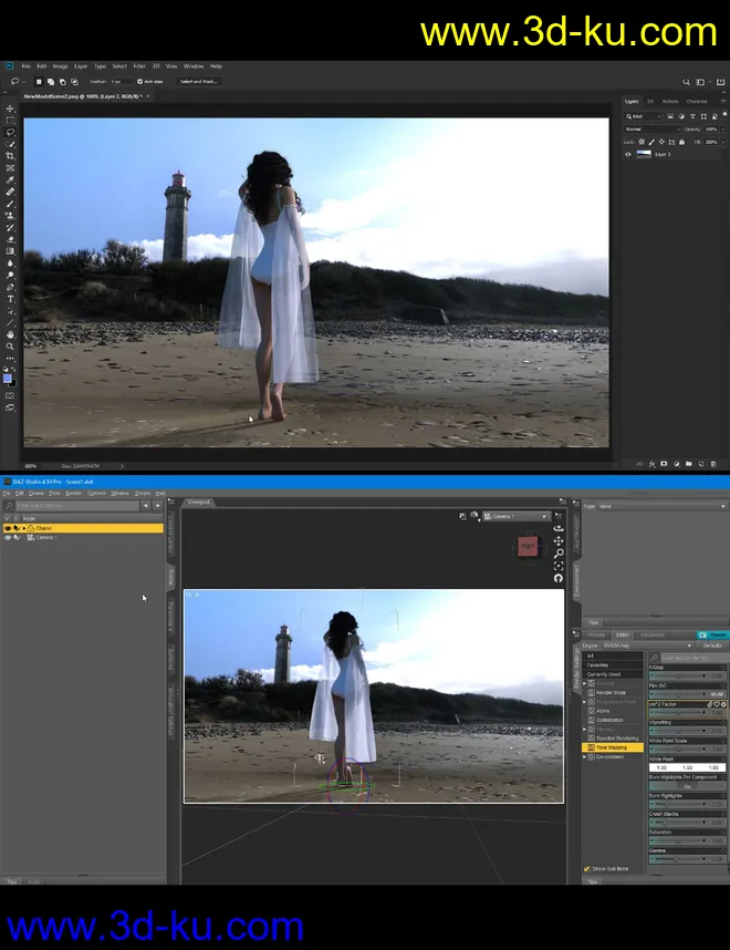 Advanced Iray HDRI Tricks - Tutorial模型的图片7