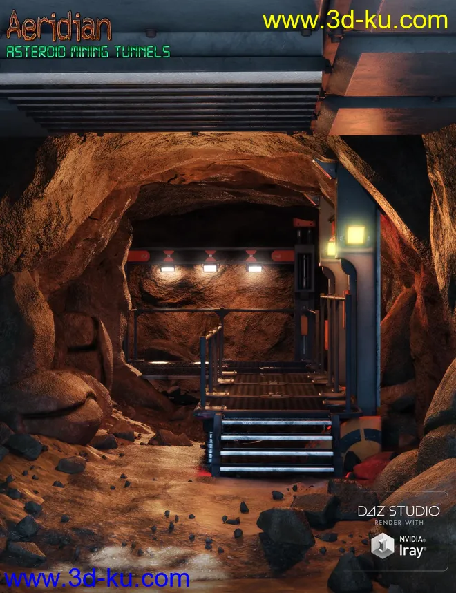 Aeridian Modular Asteroid Mining Tunnels模型的图片1