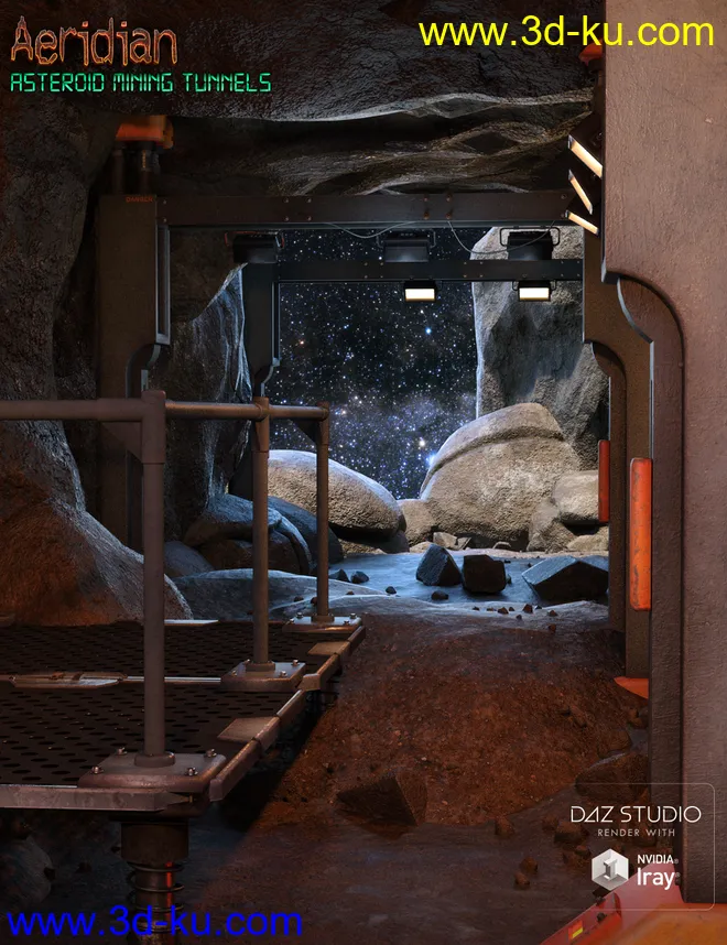 Aeridian Modular Asteroid Mining Tunnels模型的图片2