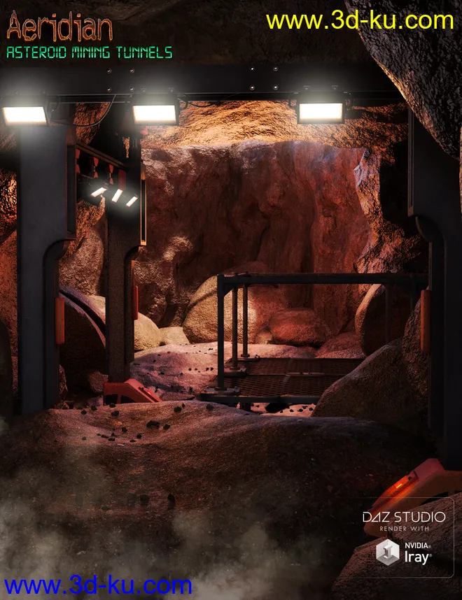 Aeridian Modular Asteroid Mining Tunnels模型的图片3