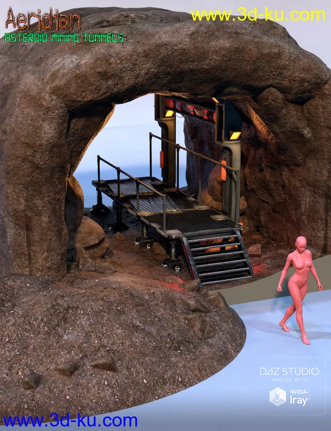 Aeridian Modular Asteroid Mining Tunnels模型的图片5
