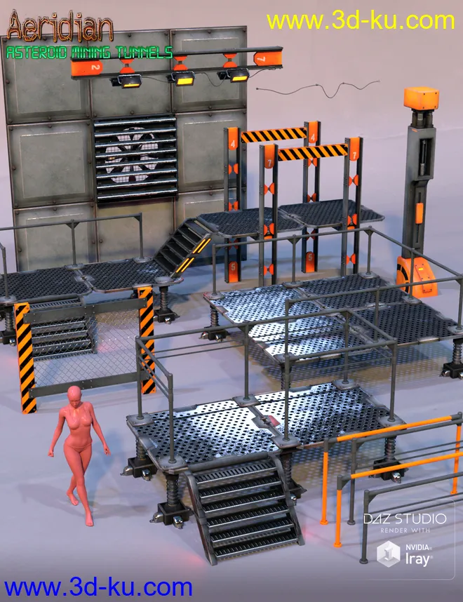 Aeridian Modular Asteroid Mining Tunnels模型的图片7