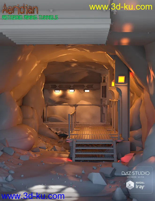 Aeridian Modular Asteroid Mining Tunnels模型的图片10