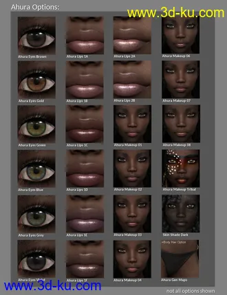 3D打印模型Ahura for Genesis 8 Female的图片