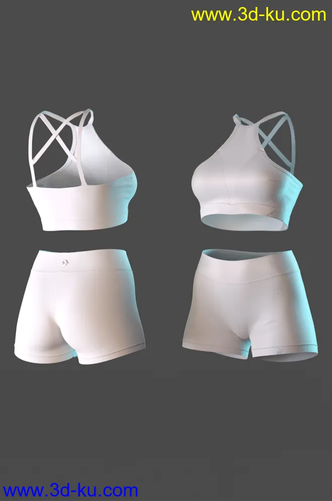 AJC I'm So Fitness Outfit for Genesis 8 Female(s)模型的图片8