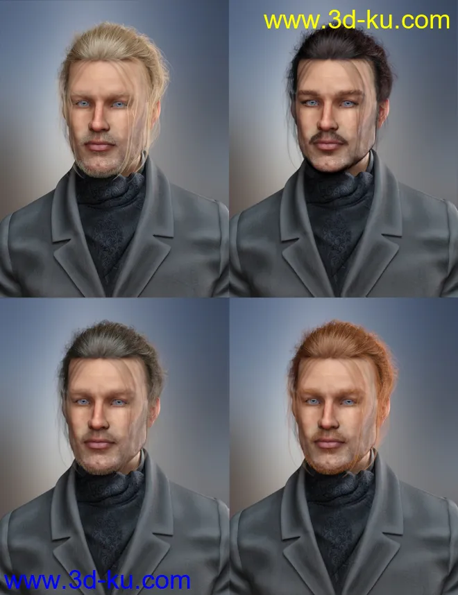Alaric HD for Genesis 8 Male模型的图片6