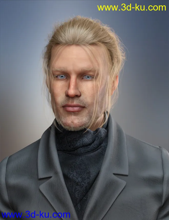 Alaric HD for Genesis 8 Male模型的图片13