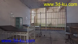 3D打印模型Alcatraz Hospital的图片