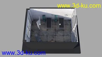 3D打印模型Alcatraz Hospital的图片