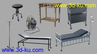 3D打印模型Alcatraz Hospital的图片