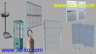 3D打印模型Alcatraz Hospital的图片