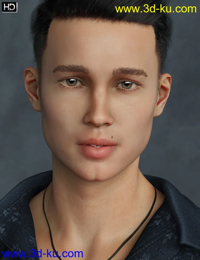 Ali HD for Genesis 8 Male模型的图片3