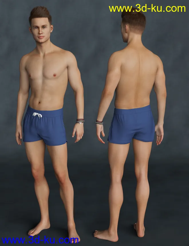 Ali HD for Genesis 8 Male模型的图片7