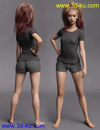 3D打印模型Allinah HD for Teen Raven 8的图片