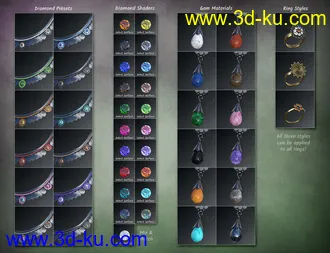 3D打印模型Alluring Jewelry的图片