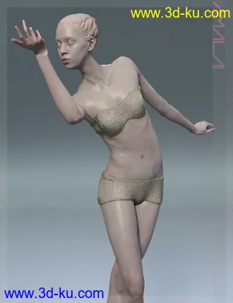 Amala HD & Expression HD & Bikini for Genesis 8 Female模型的图片5