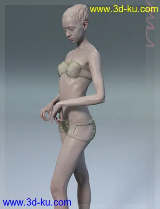 Amala HD & Expression HD & Bikini for Genesis 8 Female模型的图片9