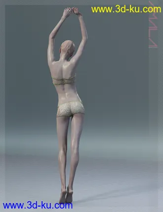 3D打印模型Amala HD & Expression HD & Bikini for Genesis 8 Female的图片