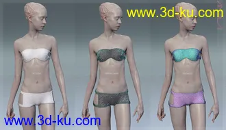 3D打印模型Amala HD & Expression HD & Bikini for Genesis 8 Female的图片