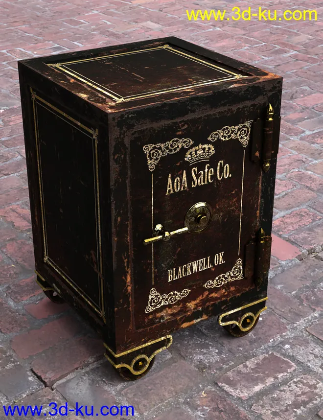 Antique Safe模型的图片1