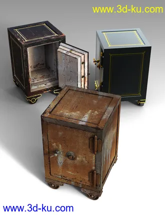 3D打印模型Antique Safe的图片