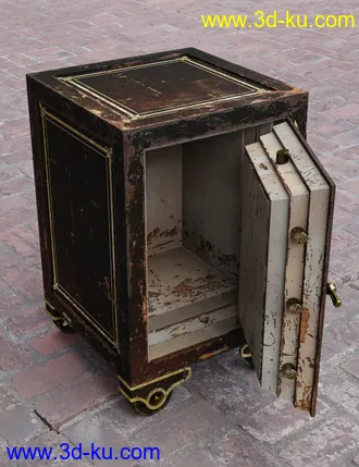 3D打印模型Antique Safe的图片