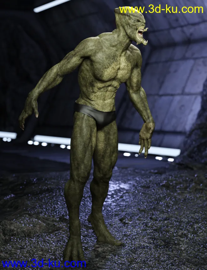 Apex Hunter for Genesis 8 Male模型的图片2