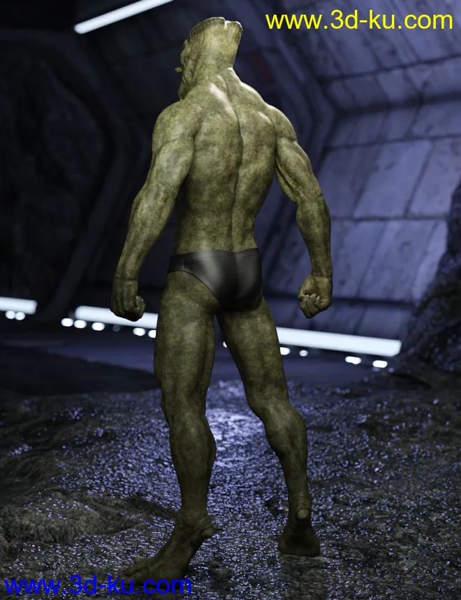 Apex Hunter for Genesis 8 Male模型的图片3