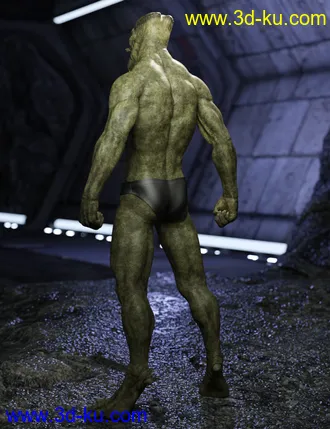 3D打印模型Apex Hunter for Genesis 8 Male的图片