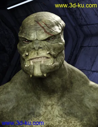 3D打印模型Apex Hunter for Genesis 8 Male的图片