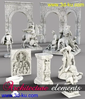 3D打印模型Architecture Elements for DS Iray的图片