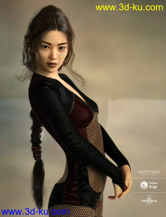 Arion Braid for Genesis 3 and Genesis 8 Female(s)模型的图片2