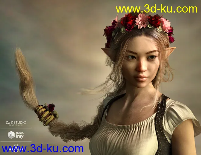 Arion Braid for Genesis 3 and Genesis 8 Female(s)模型的图片7