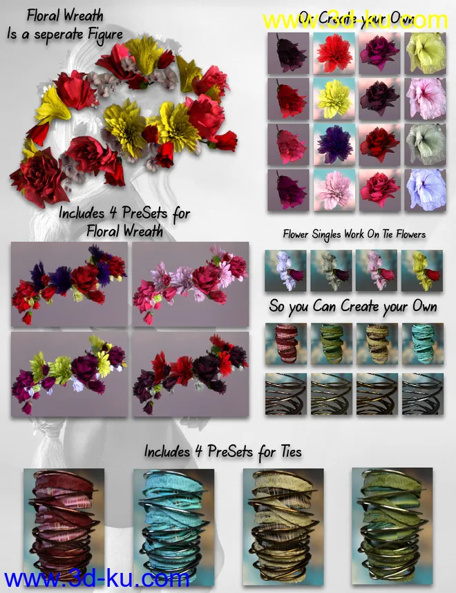 Arion Braid for Genesis 3 and Genesis 8 Female(s)模型的图片13