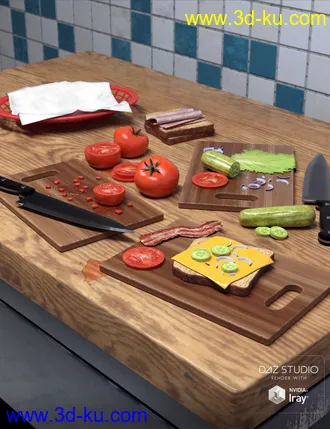 3D打印模型ARK Modern Food Pack I - Sandwiches的图片