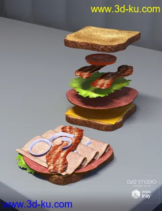 3D打印模型ARK Modern Food Pack I - Sandwiches的图片