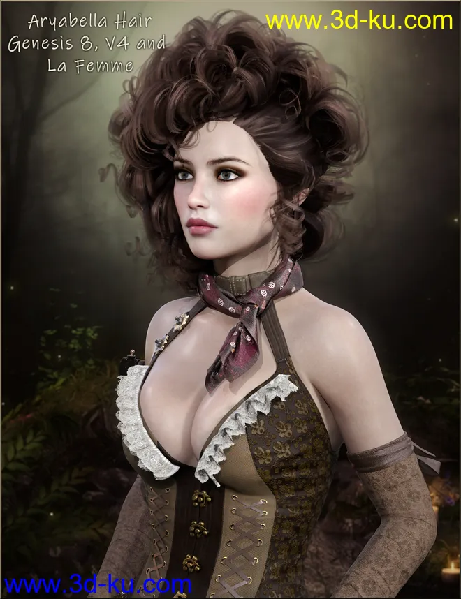 Aryabella Hair G8, V4, La Femme模型的图片1