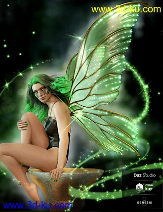 3D打印模型Aryn for Genesis 8 Female的图片