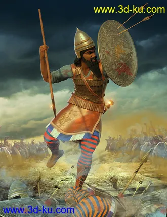 3D打印模型Assyrian Warrior Outfit for Genesis 8 Male(s)的图片