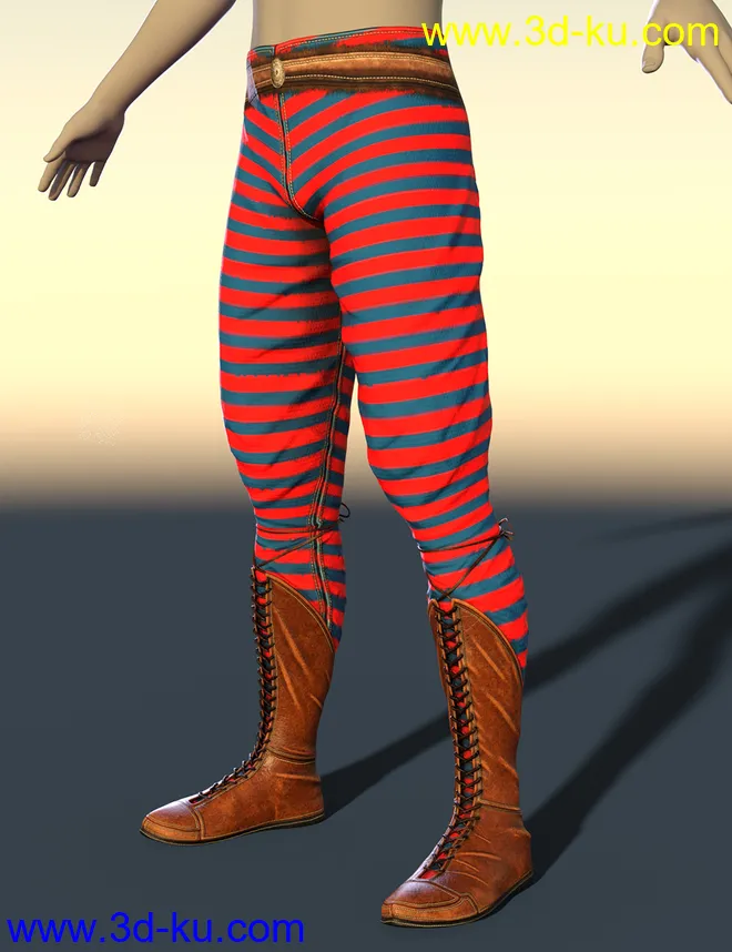 Assyrian Warrior Outfit for Genesis 8 Male(s)模型的图片5