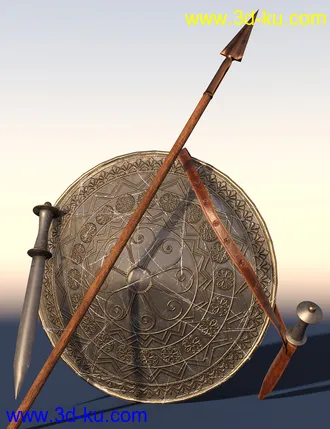 3D打印模型Assyrian Warrior Outfit for Genesis 8 Male(s)的图片