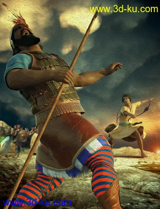 3D打印模型Assyrian Warrior Outfit for Genesis 8 Male(s)的图片