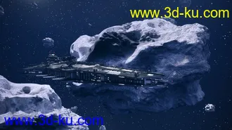 3D打印模型Asteroid Field Scene Billboards and HDRI的图片
