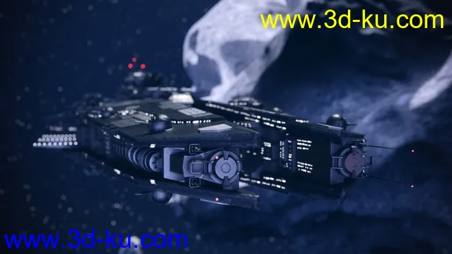 Asteroid Field Scene Billboards and HDRI模型的图片5