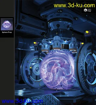 3D打印模型Aurora Borealis Prop and Lights的图片