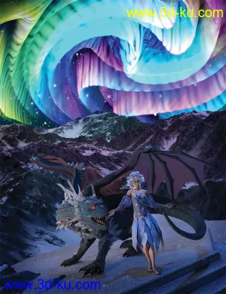 Aurora Borealis Prop and Lights模型的图片7