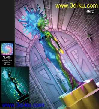 Aurora Borealis Prop and Lights模型的图片12