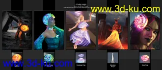 3D打印模型Aurora Borealis Prop and Lights的图片