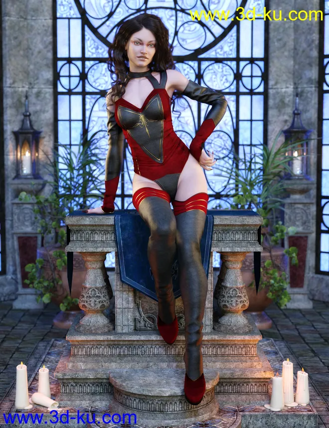 Auryon Outfit for Genesis 8 Female(s)模型的图片1
