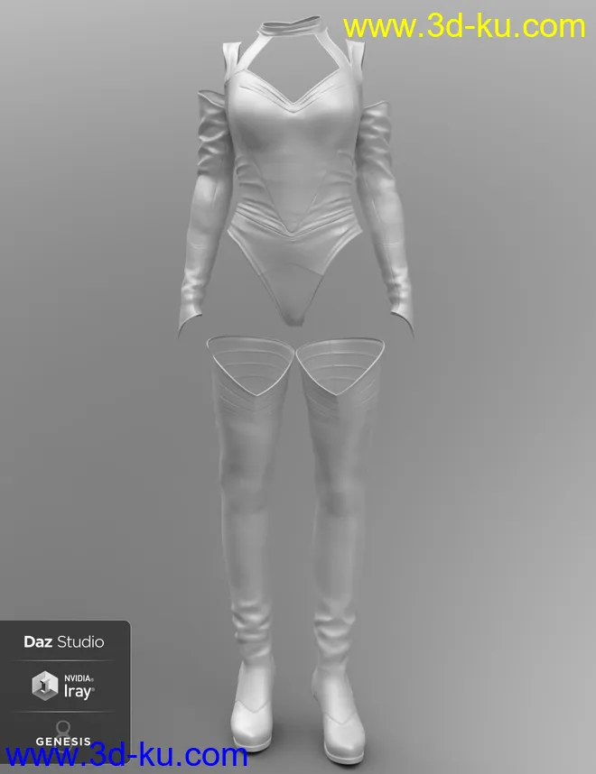 Auryon Outfit for Genesis 8 Female(s)模型的图片2